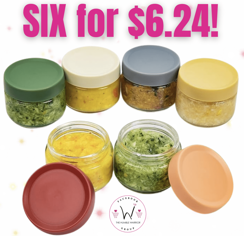 6-pack of salad dressing container!